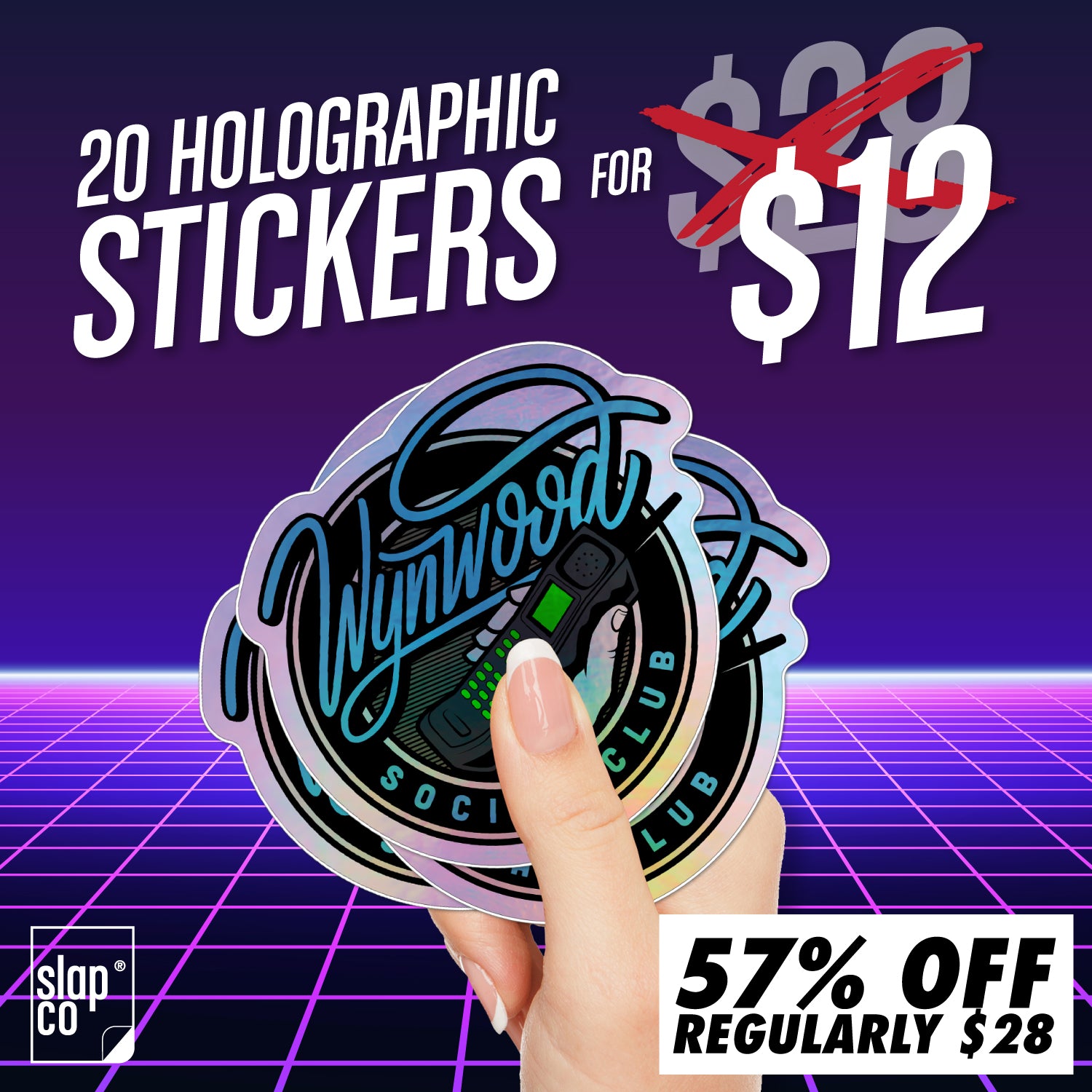 Holographic Sticker Sale - slapco