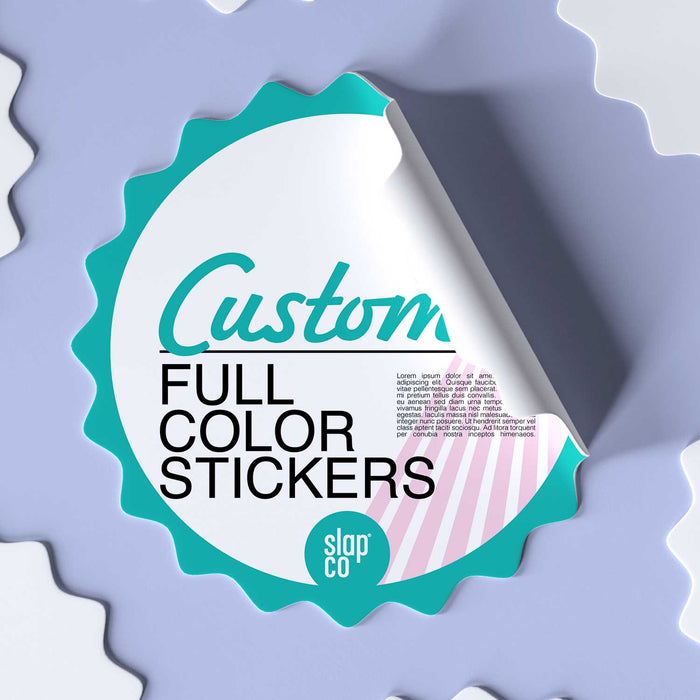 Custom Weatherproof Stickers & Decals Made From Your Artwork - Slapco®