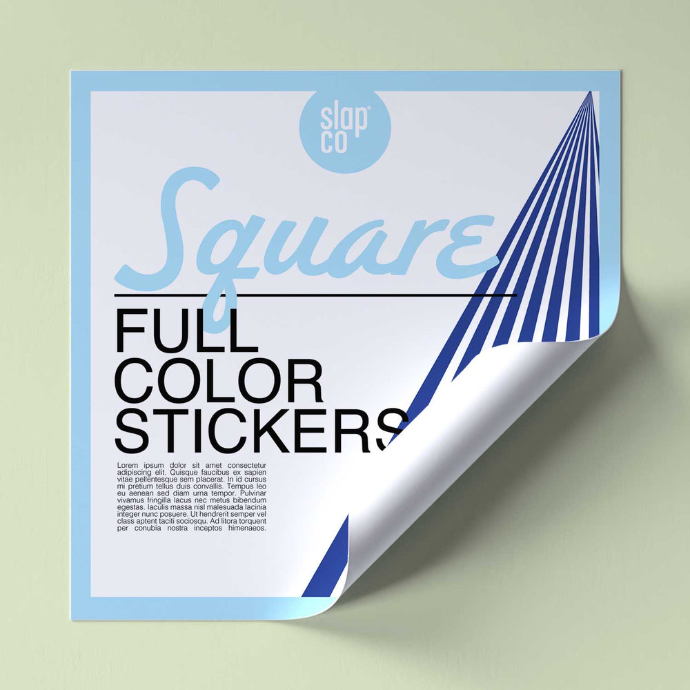 Custom Weatherproof Stickers & Decals Made From Your Artwork - Slapco®